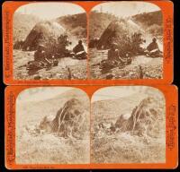 Digger Indian Huts, Cal. (two different cards with same title)