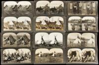 Eighteen stereoviews of Indians from Keystone View Company