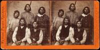 Untitled group portrait of five young Indian chiefs