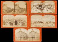 Five stereoviews of San Francisco