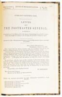 Overland California Mail: Letter from the Postmaster General, in answer to a resolution of the House of the 5th instant, transmitting list of bidders' names, bids, and proffers to contract for carrying the overland California mail