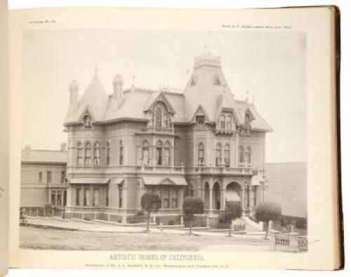 Artistic Homes of California. Issued with S.F. News Letter 1887-8