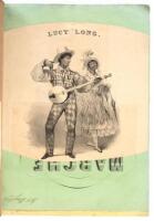 Scrapbook with caricature and racist lithographs of African Americans and others, handwritten songs of dubious taste, etc.