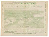 Map of Jones Tract Elmhurst: Being a Resubdivision of the Andrew Jones Subdivision in the Township of Brooklyn Alameda Co. Cal.