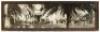 Panorama photograph of the Palo Alto Military Academy, Manzanita Hall, with numerous cadets standing and sitting in front