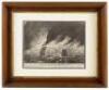 View of the Fire in Sacramento City on the night of 2d & 3d of November 1852, taken from the levee. Loss: Ten Millions of Dollars!!!