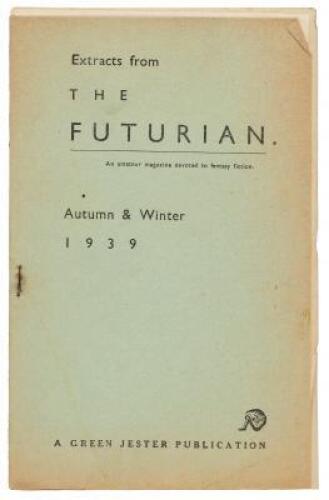 Extracts from The Futurian, with an illustration of a Space Ship design proposed by scientific amateurs of the British Interplanetary Society