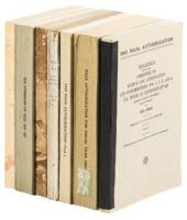 7 volumes of early NASA Reports to Congress and congressional NASA budget hearings