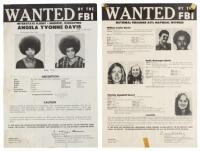 Wanted posters for Patty Hearst and Angela Davis