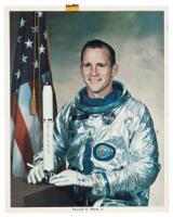 Color photograph of astronaut Edward H. White II, inscribed and signed on the image