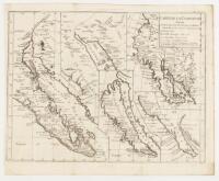 Carte de la Californie suivant I. La carte manuscrite de l'Amérique de Mathieu Néron Pecci olen dresse à Florence en 1604. II. Sanson 1656. III. De L'Isle Amérique Sept. 1700. IV. le Pere Kino Jesuite en 1705. V. La Societe des Jésuites en 1767...