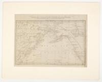 Carte de la Partie Septentrionale de la Mer du Sud, Comprise entre la Californie, les Isles Sandwich le Japon et le Detr. de Behring: tir&eacute;e de la Carte G&eacute;n&eacute;rale Angloise des d&eacute;couvertes du Capitaine Cook
