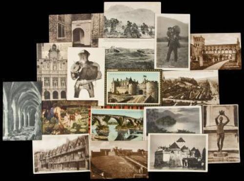 Large collection of postcards from around the world