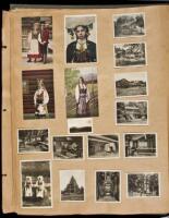 Scrapbook containing photographs, ephemera and memorabilia from a round the world cruise in 1933