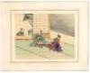 Album with 62 original paintings on silk, featuring pastoral scenes, artisanal crafts, occupations, etc. - 7