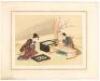 Album with 62 original paintings on silk, featuring pastoral scenes, artisanal crafts, occupations, etc. - 8