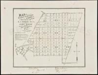 Map Showing Subdivisions of Land of the Estate of E.J. Breen Dec'd. and John Breen Near San Juan, San Benito Co. Cal. Surveyed July 1893 by F.P. McCray