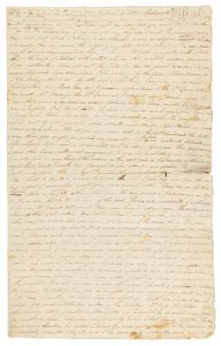 Autograph Letter signed to his brother William, Georges Coffee House, Temple Bar, London, England