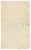 Autograph Letter signed to his brother William, Georges Coffee House, Temple Bar, London, England
