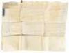 Large four-sheet indenture document for sale of property, signed by the Earl of Sandwich and others - 4