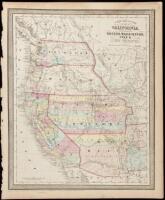 A New Map of the State of California, the Territories of Oregon, Washington, Utah & New Mexico