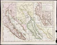 Carte de la Californie suivant I. La carte manuscrite de l'Am&eacute;rique de Mathieu N&eacute;ron Pecci olen dresse &agrave; Florence en 1604 / II. Sanson 1656 / III. De L'Isle Am&eacute;rique Sept. 1700 / IV. le Pere Kino Jesuite en 1705 / V. La Societe des J&eacute;suites en 1767...