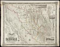 1885 Mapa oficial del estado de Sonora República de México.../Official Map of the State of Sonora Republic of Mexico Compiled from Surveys, Reconnoissances and Other Sources. 1885