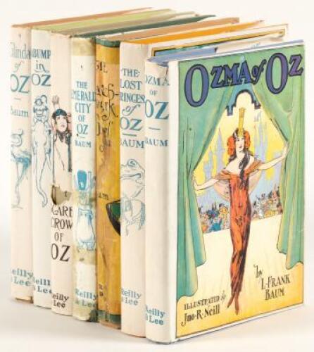 Seven Oz books with jackets