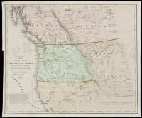 Map of the United States Territory of Oregon West of the Rocky Mountains. Exhibiting the various Trading Depots or Forts occupied by the British Hudson Bay Company, connected with the Western and northwestern Fur Trade