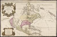 Amerique Septentrionale divis&eacute;e en ses principales parties, ou sont distingu&eacute;s les uns des autres les Estates suivant quils appartiennent presentemet aux Fran&ccedil;ois, Castillans, Anglois, Swedois, Danois, Hollandois Tiree des Relations de toutes ces Nations.
