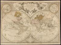 Mappa Totius Mundi Adornata juxta Observationes Dnn Academiae Regalis Scientarum ... Per G. De L'Isle Geographum Parisiis. Prostat Nunc in Officina Tobia Conradi Lotter Geogr ...