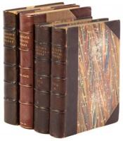 Four volumes of the poetical works of Romanticism