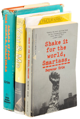 Three volumes and a letter by Seymour Krim