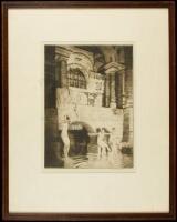 Bagno Della Marchesa (Women in bath) - original etching