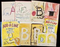 Concept drawings, studies, and mock-ups for Add-A-Line Alphabet