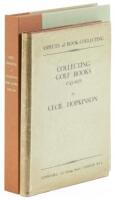 Collecting Golf Books 1743-1938