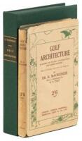 Golf Architecture: Economy in Course Construction and Green-Keeping