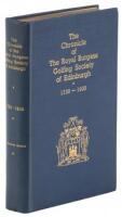 The Chronicle of the Royal Burgess Golfing Society of Edinburgh, 1735-1935