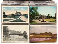 Collection of over 330 golf postcards from New York