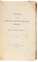 Bound volume of foundation documents of the New-York and Erie Rail-Road Company