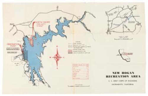 New Hogan Dam and Reservoir, Calaveras County, California (panel title)