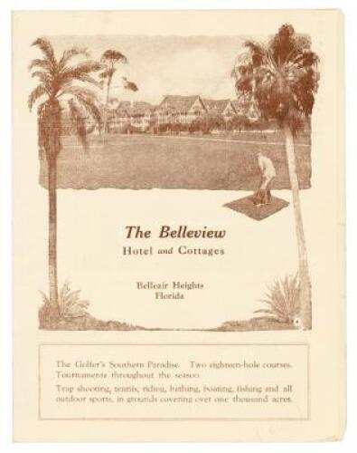 Hotel Belleview and Cottages, Belleair, Florida