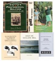 Five books inscribed to Golf Collectors Society co-founder Bob Kuntz