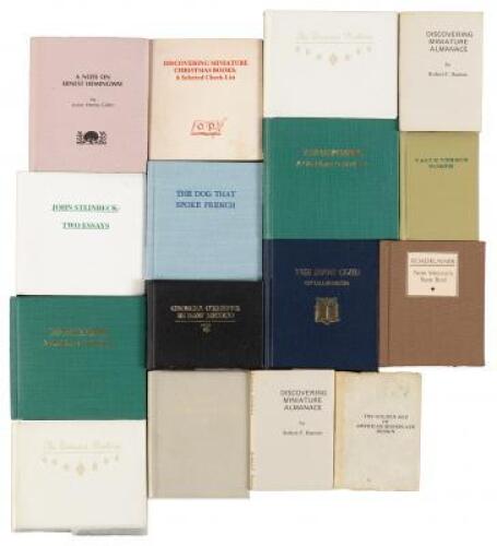 Sixteen volumes from the Opuscula Press