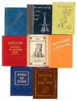 Eight miniature books from the Press of Ward Schori