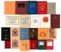 Twenty-two miniature books from various publishers