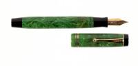 Duofold Streamline Senior Green Celluloid Fountain Pen