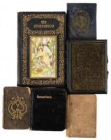 Six miniature religious volumes