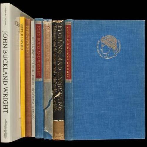 Eight volumes by, about or relating to John Buckland Wright