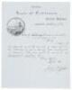 Manuscript letter signed by John Bigler as Governor of California, on Executive Department letterhead